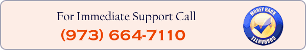 Call 973-664-7110 for immediate support